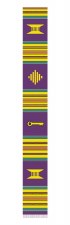 Plain Kente Stole - Symbols