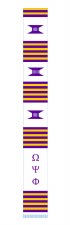 Omega Psi Phi Kente Stole