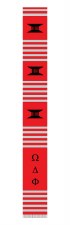 Omega Phi Chi Kente Stole