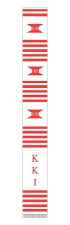 Krimson Kourt Inc. Kente Grduation Stole