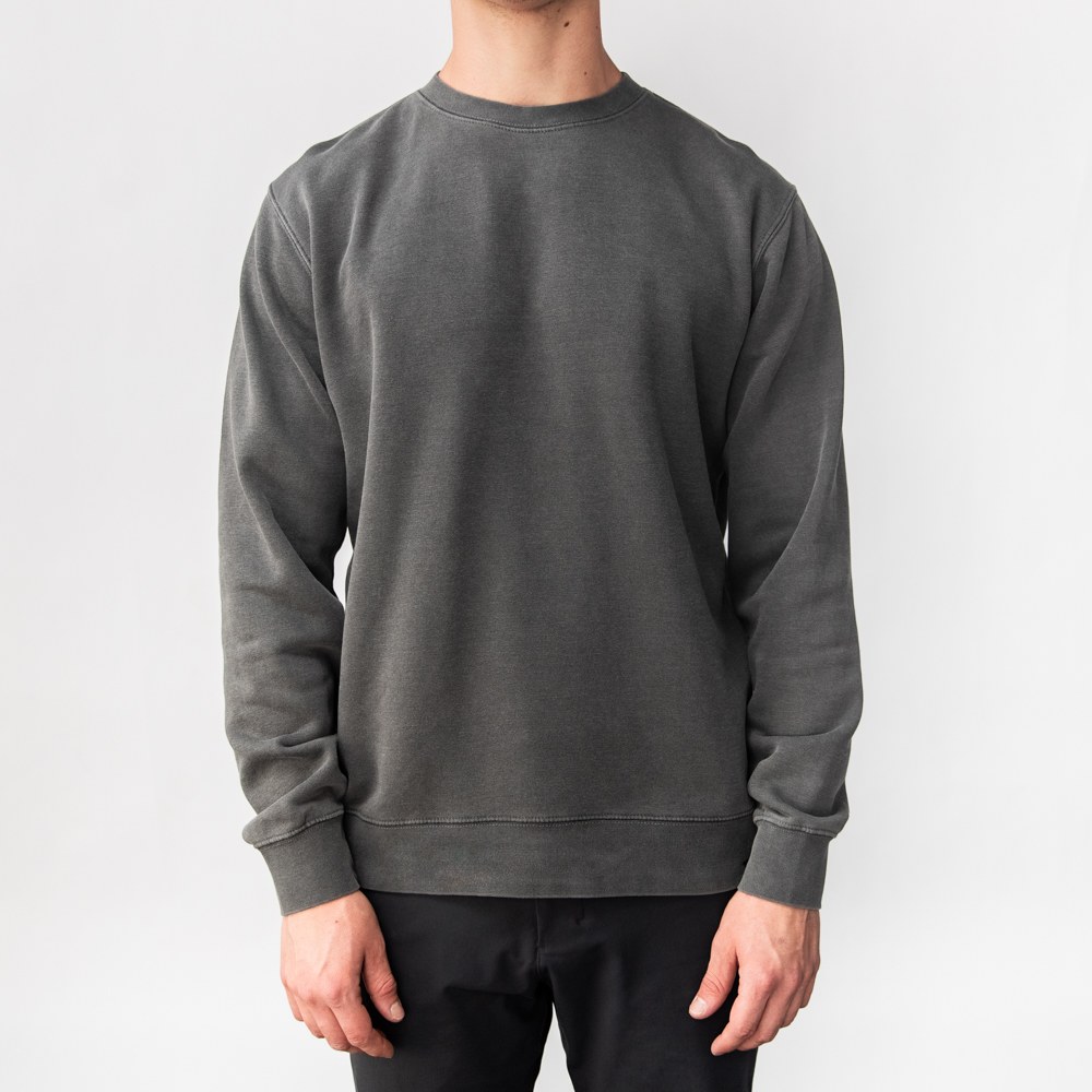 pigment dyed crewneck sweatshirt