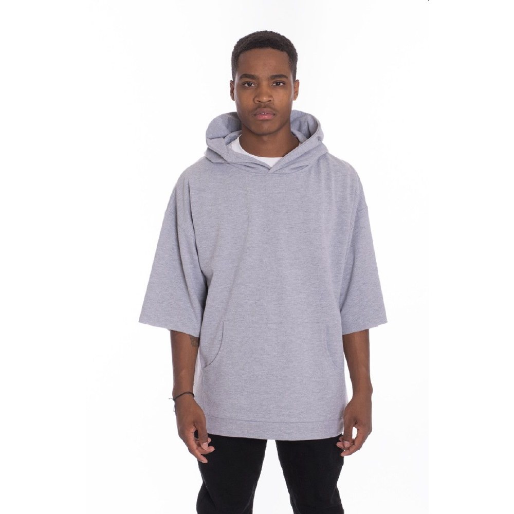 cut off sleeve hoodie