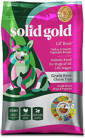 solid gold small breed