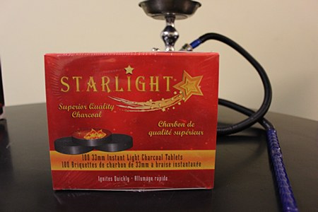 Starlight Charcoal 100 - 33mm Tablets