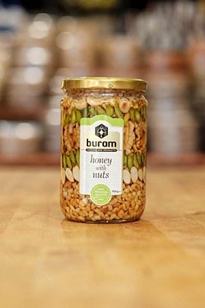 Buram Honey With Nuts 750g