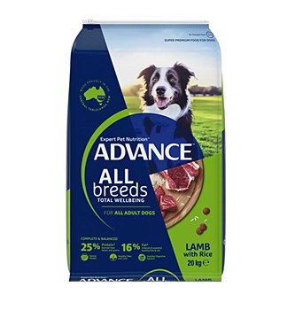 Advance Adult All Breed Lamb 20kg Dry Dog Food