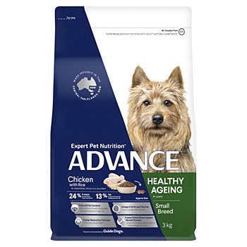 Advance Small Breed Healthy Ageing Chicken with Rice 3kg Dry Dog Food