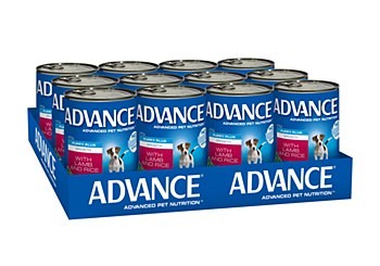 Advance Puppy Lamb and Rice 410g x 12 Wet Dog Food