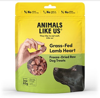 Animals Like Us Grass Fed Lamb Heart Dog Treats 85g