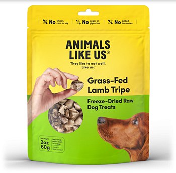 Animals Like Us Grass Fed Lamb Tripe Dog Treats 60g
