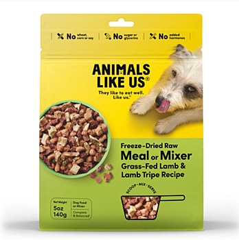 Animals Like Us Meal or Mixer Lamb &amp; Lamb Tripe Dog Treat 140g