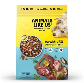Animals Like Us Grass RawMix50 Beef Dog Food 340g