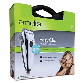 Andis Easy Clip Light Duty Pet Clipper (12 Piece Kit)