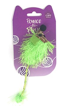 Allpet Pounce n Play Green Mouse Cat Toy