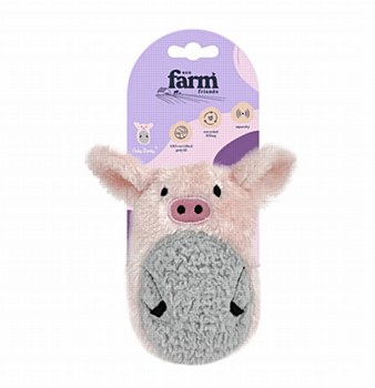 Allpet Eco Farm Friends Oinky Doinky Dog Toy