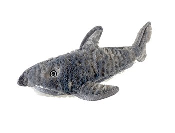 Ruff Play Tuff Shark Plush Dog Toy