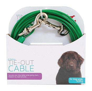 Allpet Tie-Out Cable Heavy 6m for Dogs under 50kg