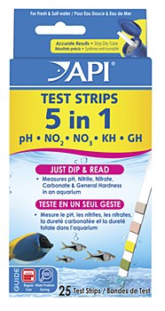 API Water Test Strips 5 in 1