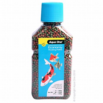 Aqua One Bulk Economy 3mm Floating Pellets Fish Food 350g