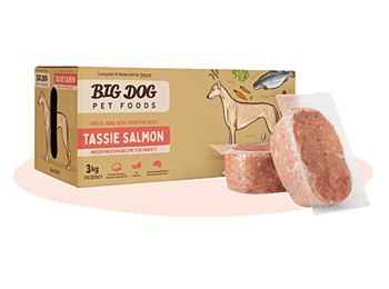 Big Dog Pet Foods Tassie Salmon Recipe for Dogs 3kg Wet Dog Food