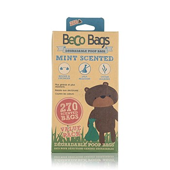 Beco Mint Scented Poop Bags (270 Pack)