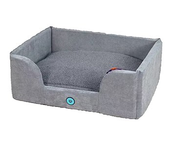 Bono Fido StayZzz Cave-in Basket Grey Medium Dog Bed