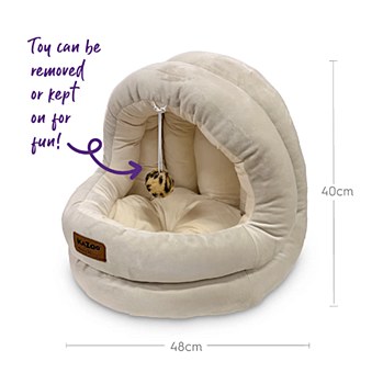 Kazoo Scoop Grey Cat Bed