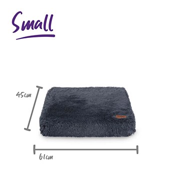 Kazoo Slumber Cloud Grey Small Dog Bed