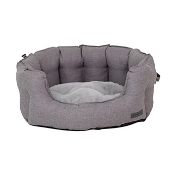 La Doggie Vita Water Resistant High Side Shell Grey Large Dog Bed