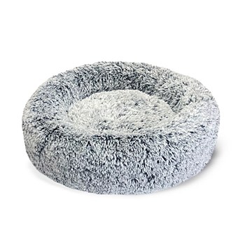 Superior Pet Goods Curl Up Cloud Calming Grey Jumbo Dog Bed