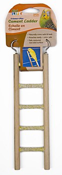 Penn Plax Cement Ladder 5 Step for Small Birds