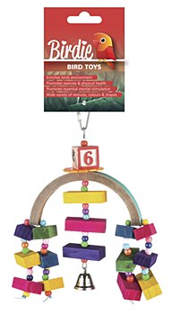 Birdie Rainbow Bridge Bird Toy