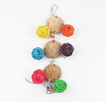 Bono Fido Coconut Bulbs Bird Toy