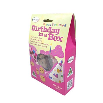 Wagalot Birthday in a Box Pink Dog Treats