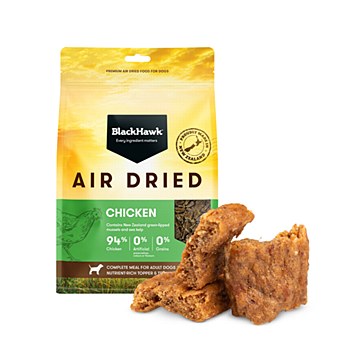BlackHawk Air Dried Chicken 450g Dry Dog Food