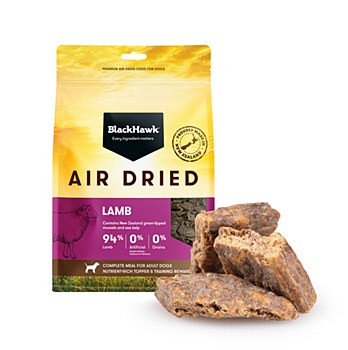 BlackHawk Air Dried Lamb 450g Dry Dog Food
