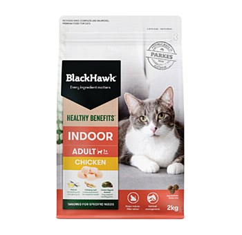 BlackHawk Healthy Benefits Adult Indoor Chicken Dry Cat Food 2kg
