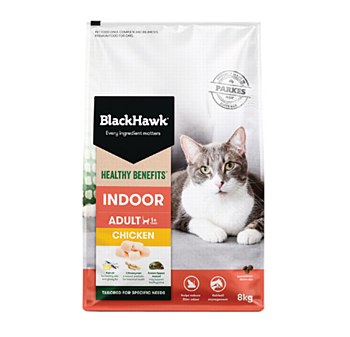 BlackHawk Healthy Benefits Adult Indoor Chicken Dry Cat Food 8kg