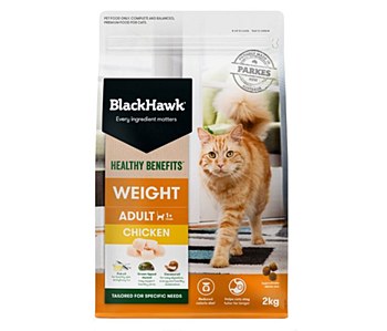 BlackHawk Healthy Benefits Adult Weight Management Chicken Dry Cat Food 2kg