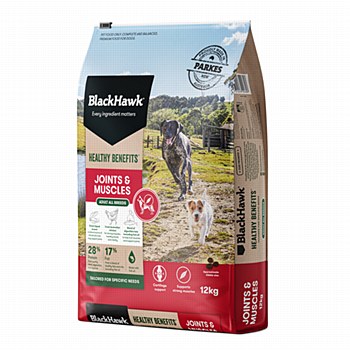 BlackHawk Healthy Benefits Joints &amp; Muscles 12kg Dry Dog Food