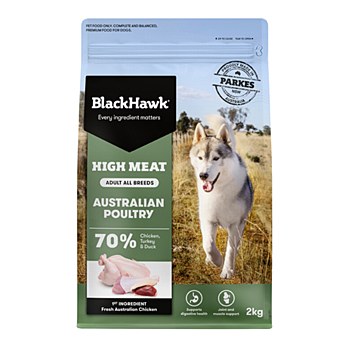 BlackHawk High Meat Australian Poultry 2kg Dry Dog Food