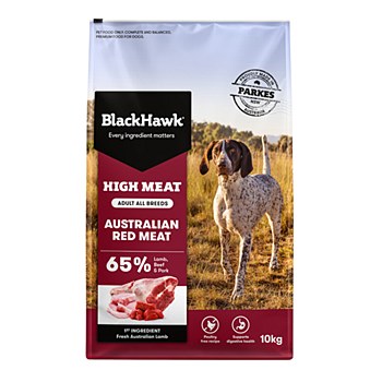 BlackHawk High Meat Australian Red Meat 10kg Dry Dog Food