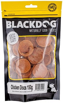 Blackdog Chicken Discs Dog Treats 150g