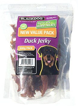 Blackdog Duck Jerky Dog Treats 300g