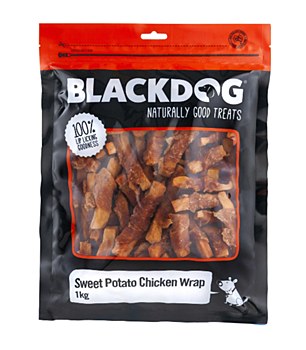 Blackdog Sweet Potato Wrap Dog Treats 1kg