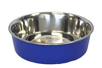 Pet Pacific Delisio Designer Stainless Steel Bowl Blue 25cm