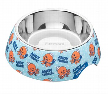 FuzzYard Ahoy There Large Dog Bowl
