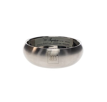 Zeez Signature Collection Stainless Steel Curved 350ml Dog Bowl