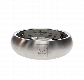 Zeez Signature Collection Stainless Steel Curved 750ml Dog Bowl