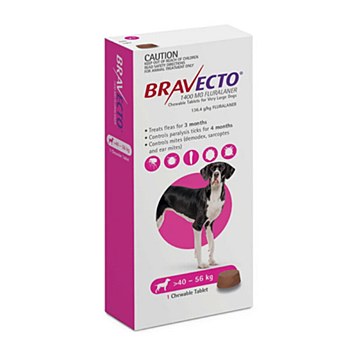 Bravecto Flea and Tick Chew for Extra Large Dogs 40-56kg